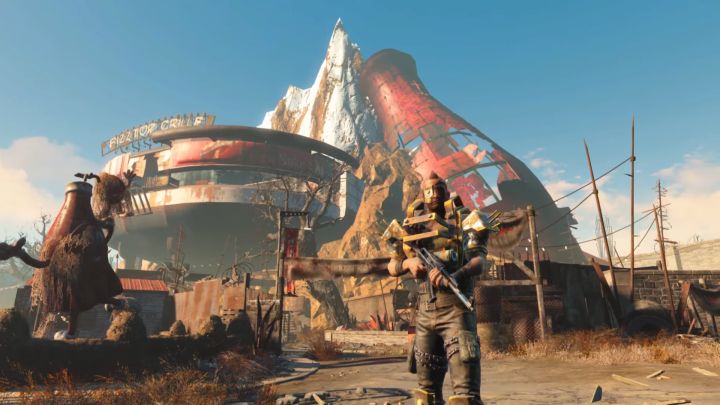 A raider in the Fallout 4 Nuka World DLC