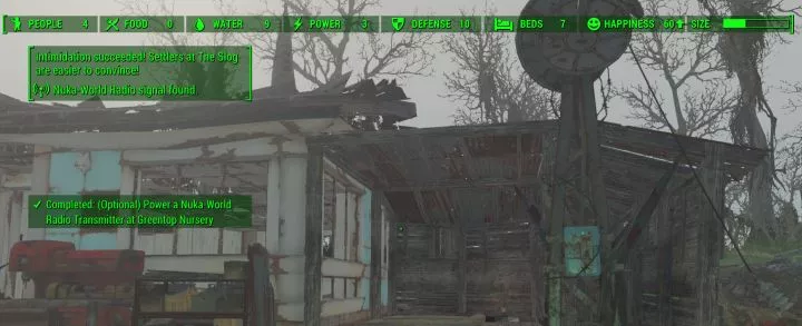 A Nuka World radio transmitter in fallout 4 is used to recruit new raiders to the gang