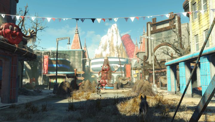 Fizztop Mountain in Fallout 4 Nuka World is the location of the Overboss office