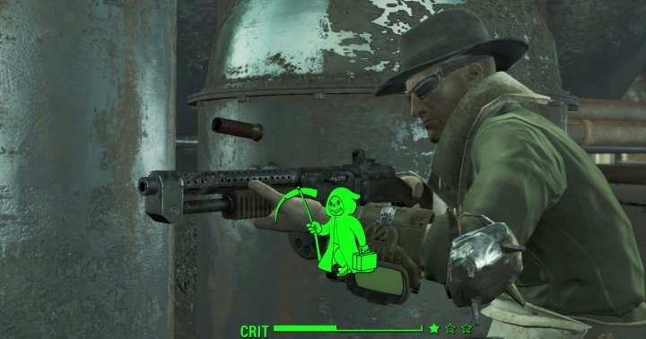 The Grim Reaper's Sprint Perk going off in Fallout 4