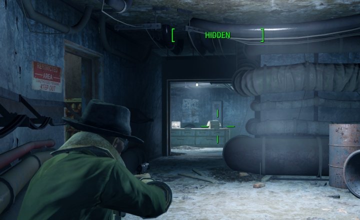 Stealth Mode in Fallout 4 Prevents enemies from detecting you.