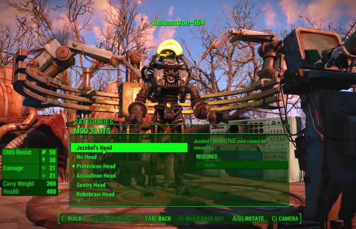 Give Jezebel a body in Fallout 4