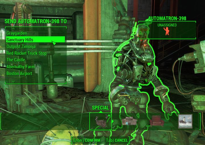 Fallout 4 Automatron Eyebots Mechanist Lair And Rogue Robots