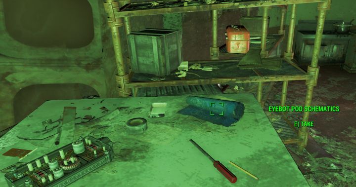 Eyebot Pod Schematics in Fallout 4 Automatron