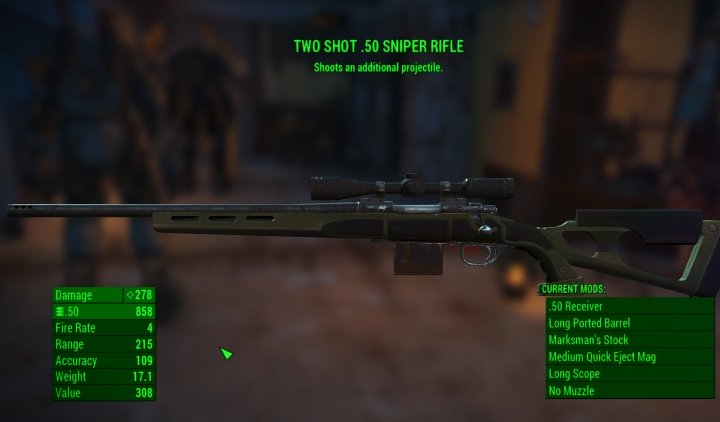 Fallout 4 Weapons Mod Example Sniper