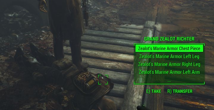 Zealot Marine Armor in Fallout 4 Far harbor DLC