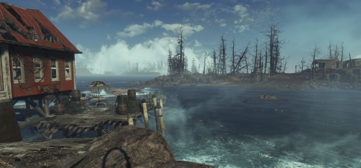 Longfellow's Cabin in Far Harbor DLC for Fallout 4