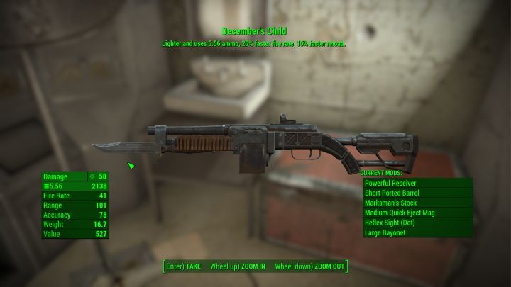 December's child, an unique Combat Rifle