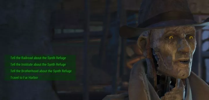 Inform Factions of Synth Refuge in Fallout 4 Far Harbor DLC