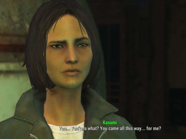 Kasumi in the Fallout 4 Far Harbor DLC