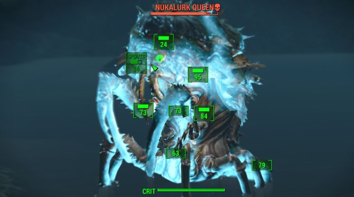 A Nukalurk Queen in Fallout 4