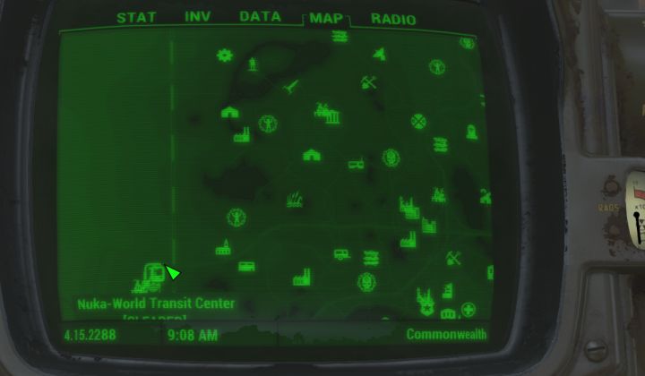 Fallout 4: Nuka World Transit Center Location