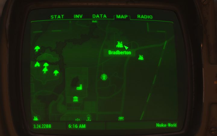 Where is Bradberton in Fallout 4 Nuka World