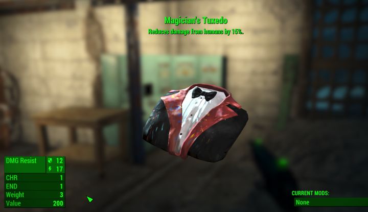 The Magician's Tuxedo in Fallout 4 Nuka World