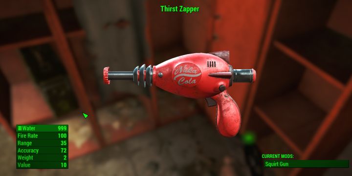 The Thirst Zapper Nuka Cola Gun in Fallout 4