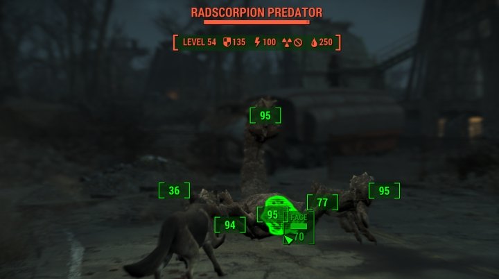 Awareness Perk shows the target's resistances in Fallout 4
