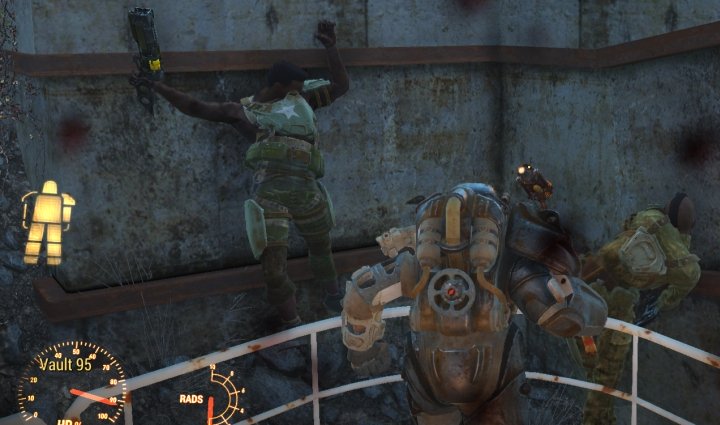 The Pain Train Perk in action in Fallout 4