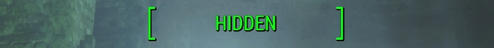 Hidden - Stealth working in Fallout 4