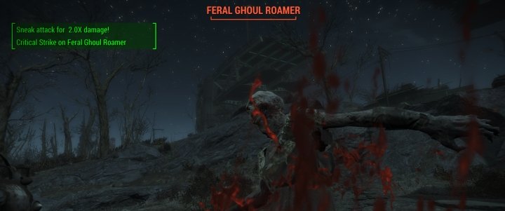 Sneak Attack critical Hit in Fallout 4