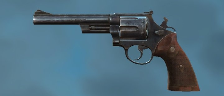 A .44 caliber Revolver in Fallout 4