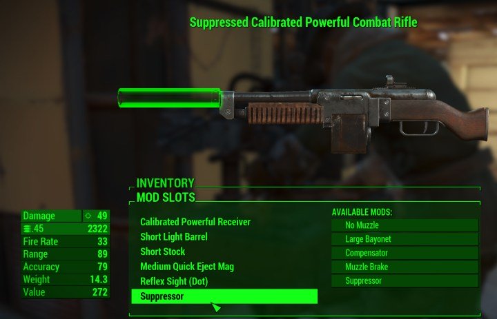 Fallout 4 Combat Rifle Stats And Weapon Mods